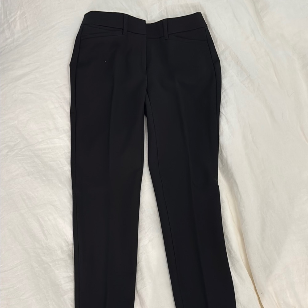 White House Black Market Black Tailored Trousers